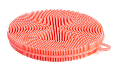 pink silicone sponge for kitchen