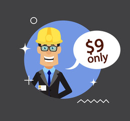 Technician Engineer Worker - with price