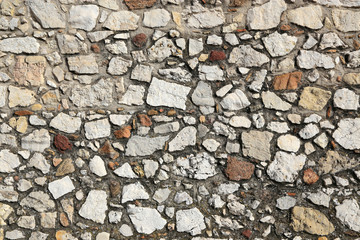 Very old stone wall texture