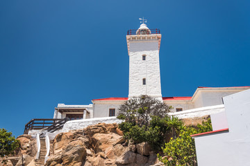 The Cape St. Blaize Lighthouse near Mossel Bay, a point along the Garden Route in South Africa