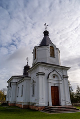 Fototapeta na wymiar Cerkiew św. Mikołaja Cudotwórcy – prawosławna cerkiew parafialna w Topilcu