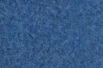 Dark Marine Blue Creased Exfoliated Leather Grunge Texture Sample