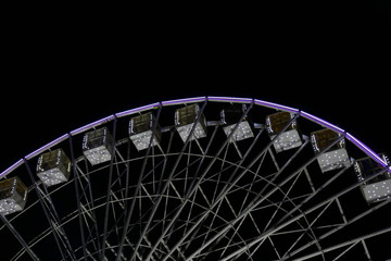 Ferris wheel against the night sky