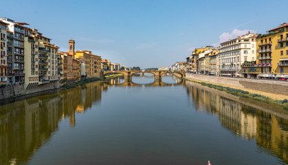 Fototapeta na wymiar Arno river Firenze