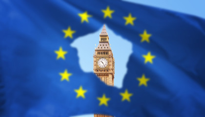 Brexit Konzept - Großbritannien  verlässt die Europäische Union