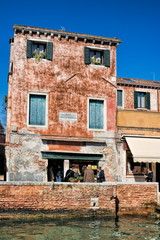rio dei carmini in venedig, italien