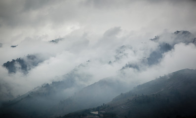 Scenic view of Himalaya range found in Swat valley, Pakistan.