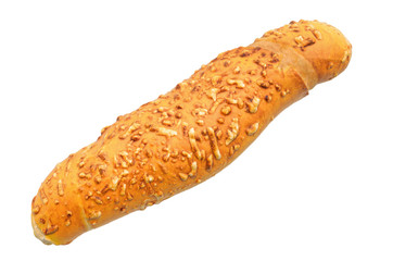 Cheese bun 3d rendering with realistic texture