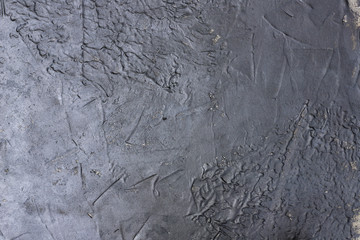 gray concrete background with bumps, marks from trowel