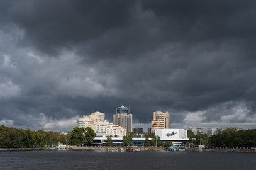 Naklejka premium Storm clouds, Ekaterinburg, Екатеринбург