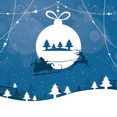 Fototapeta na wymiar Modern vector illustration of Christmas banner. Happy New Year poster.