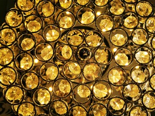 Luxury home decor. Illuminated surface. Beautiful retro lamp, great design for any purposes