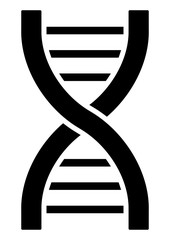 gz558 GrafikZeichnung - german - genetisch / Desoxyribonukleinsäure Symbol: english - dna helix icon: simple template - DIN A4 xxl g8666