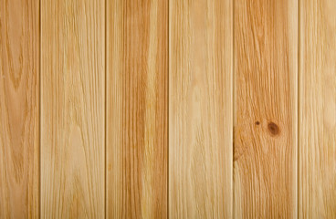 Natural wooden background with parallel vertical planks 