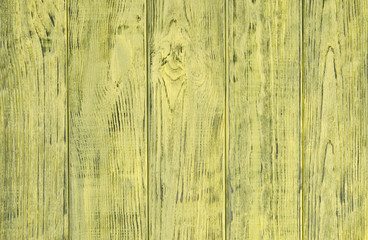 Fototapeta na wymiar Light green painted wooden background with parallel vertical planks 