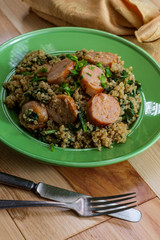 Chicken Sausage Quinoa Spinach