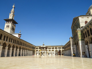 Umayyad Mosque yard in Damascus (Syrian Arab Republic) 09/08/2018