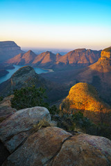 three rondavels and blyde river canyon at sunset, south africa 63