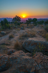 sunset at three rondavels lookout in blyde river canyon, south africa 16