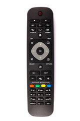 unnamed tv remote control on white background
