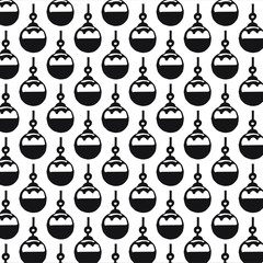 Christmas balls vector illustration pattern decoration
