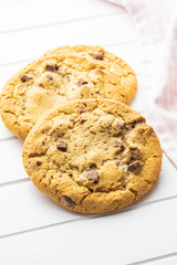 Sweet chocolate cookies.