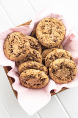 Sweet chocolate cookies.