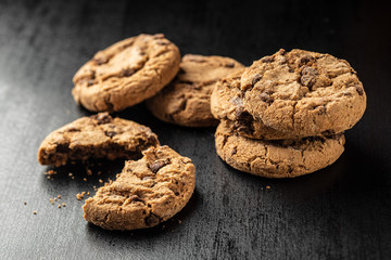 Sweet chocolate cookies.
