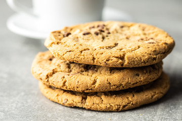 Sweet chocolate cookies.
