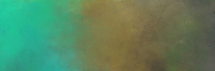 vintage abstract painted background with dim gray, pastel brown and medium sea green colors and space for text or image