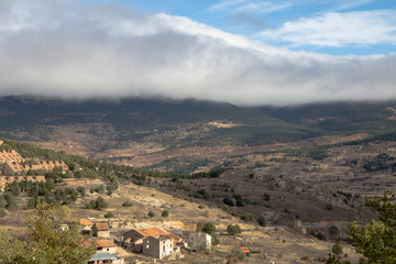 Fototapeta na wymiar Gudar sierra Teruel mountains Spain