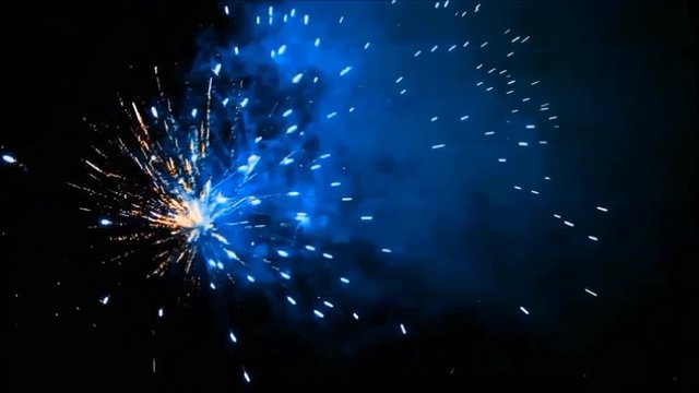 firework with sound, new year