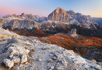 Tofana di Rozes (3225m) in the Dolomites, Italy, Europe