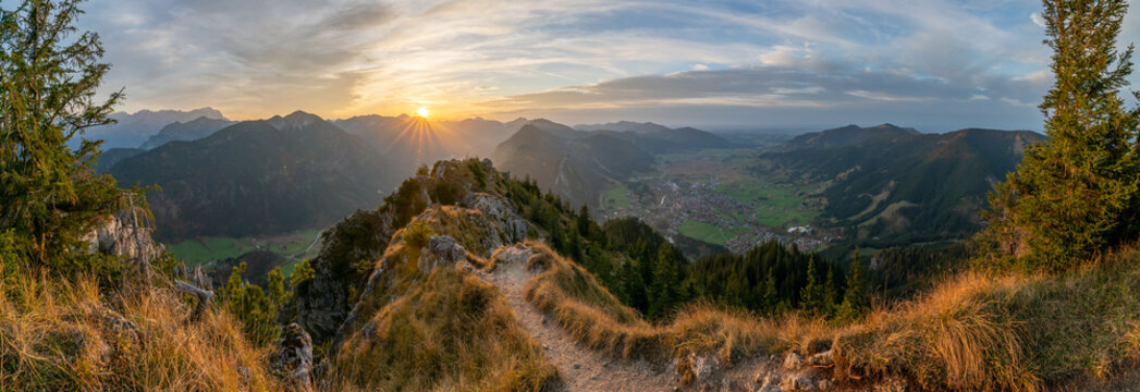 Panoramablick vom Schartenkopf