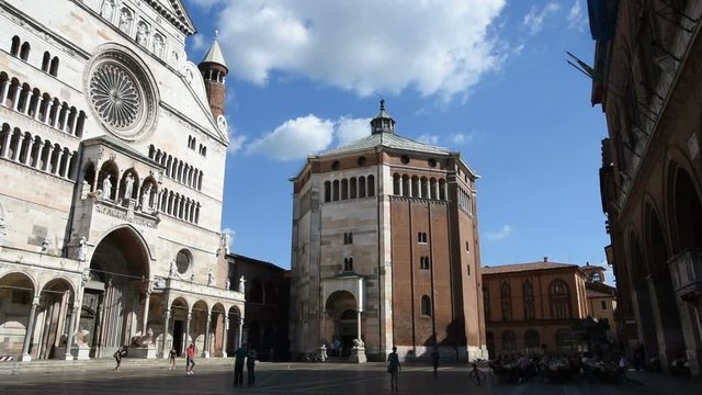 Cremona, Italy, the Baptistery