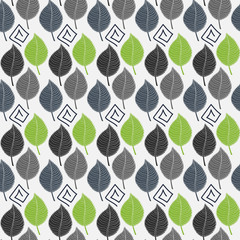 Color abstract leafs