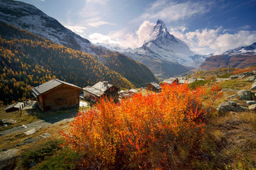 Matterhorn and Autumn