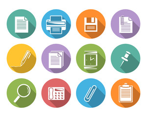 Office icons.