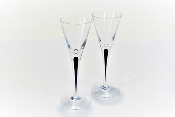 ペアのワイングラス