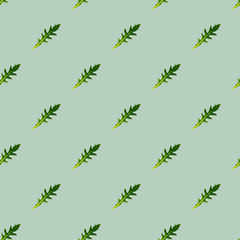 Rucola seamless pattern.
