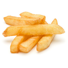 French Fried Potatoes isolated on white background