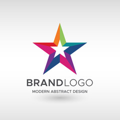 Obraz premium Luxury Star logo designs template, Elegant Star logo designs