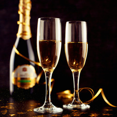 Champagner zum Fest