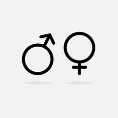 Male and female  icon