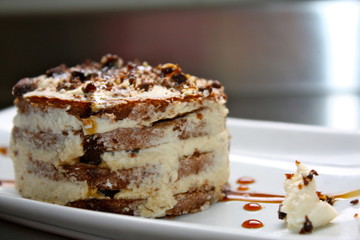 piece of chocolate cake