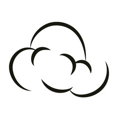 sky cloud pop art style