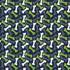 Seamless pattern with Bone