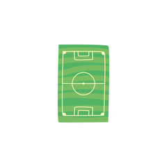 soccer field on white background