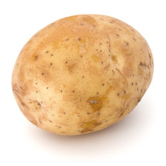new potato tuber isolated on white background cutout