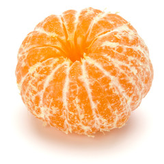 Peeled tangerine or mandarin fruit